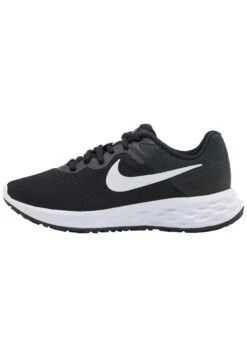 Nike Performance Revolution 6 Nn - Neutral Running Shoes - Black/White/Dark Smoke Grey/Cool Grey