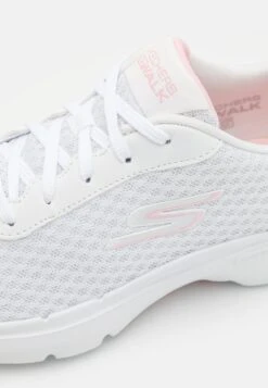 Go Walk 6 - Walking Trainers - White/Pink -Deals Sport Girl Outfit Store 743795f9d6904c53840a864dec165122