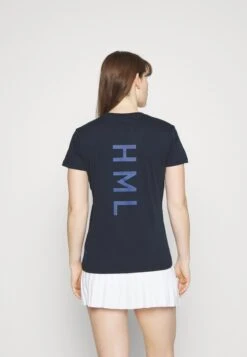Hummel Hmlcourt- Print T-Shirt - Blau -Deals Sport Girl Outfit Store 74d2e16e4a2b4749a4ae8f7638c4cb6b