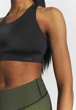 CASALL Crossback Sports Bra - Medium Support Sports Bra - Black -Deals Sport Girl Outfit Store 78d0d63e5ba847149a08f69d46150d26