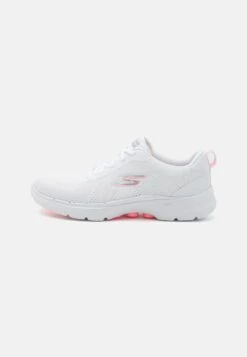 Go Walk 6 Bungee - Walking Trainers - White/Pink