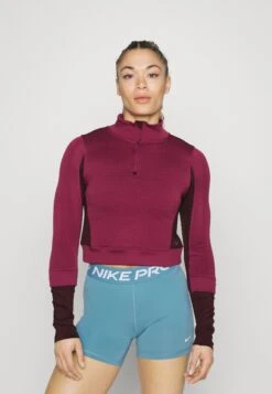 Nike Performance Long Sleeved Top - Rosewood/Diffused Taupe