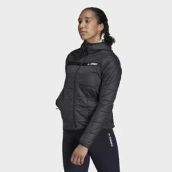 ADIDAS PERFORMANCE Mt Hybrid Ins J Hiking Foundation Aeroready_Warming - Running Jacket - Black