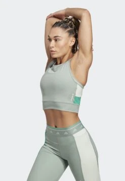 ADIDAS PERFORMANCE Tf Cb Cro Tk - Top - Silver Green