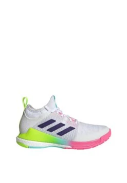 ADIDAS PERFORMANCE Crazyflight Mid- Volleyball Shoes - Cloud White Team Colleg Purple Flash Aqua -Deals Sport Girl Outfit Store 7e65c646367e4069ae13887ffba9b8ce