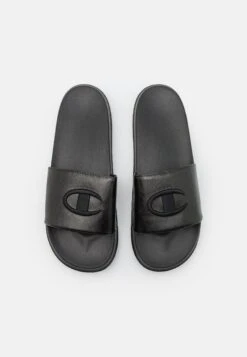 Champion Slide Miami Platform - Pool Slides - Black -Deals Sport Girl Outfit Store 803aa522bc7b483db98e7147ff3213ec