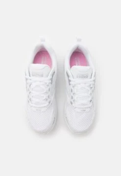 Go Run Consistent Lace Up - Neutral Running Shoes - White/Silver -Deals Sport Girl Outfit Store 80996bec561943d1a6d5264ae72f4c88