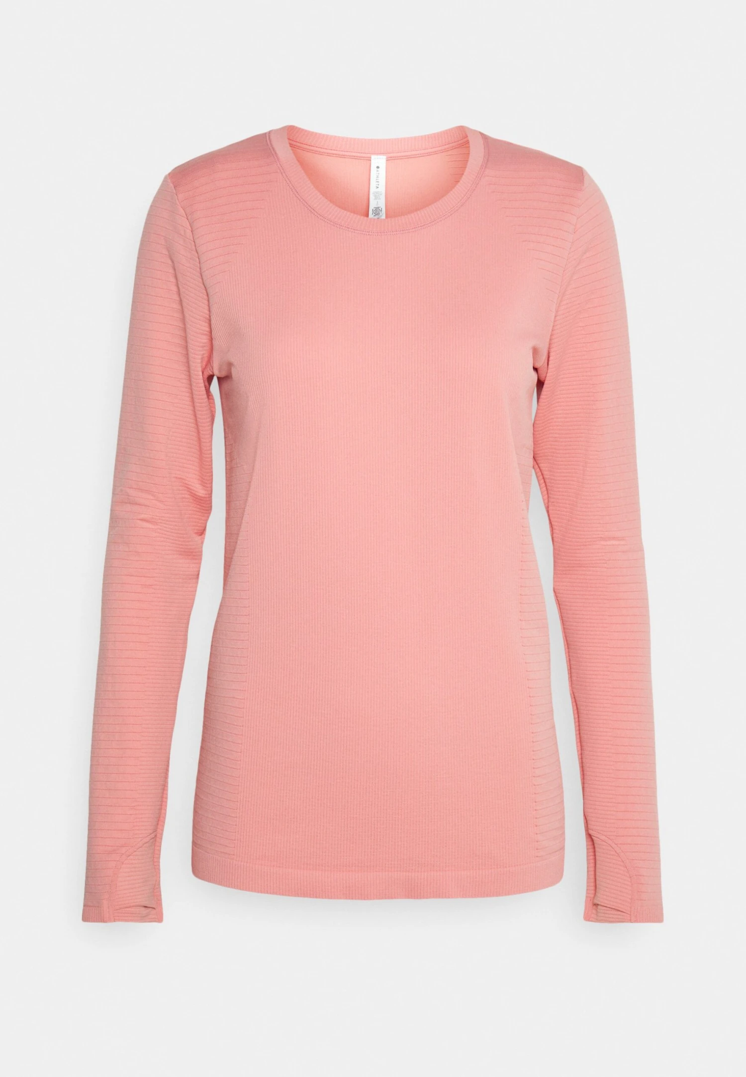 Athleta Flurry Blizzard Seamless - Long Sleeved Top - Conch Pink 6 Athleta Flurry Blizzard Seamless - Long Sleeved Top - Conch Pink - Image 4