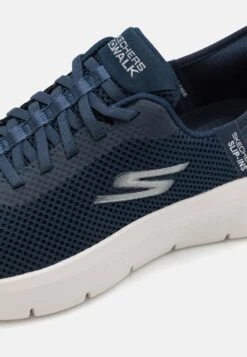 Go Walk Flex Slip In - Walking Trainers - Navy/White -Deals Sport Girl Outfit Store 8209d93d7e664bde8f10ddeffc311d79