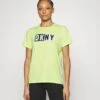 DKNY Two Tone Logo Tee - Print T-Shirt - Sunny Lime -Deals Sport Girl Outfit Store 829ab66853714d90aca4c04e8457aae9