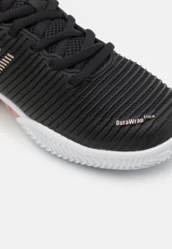 K-Swiss Hypercourt Express 2- Multicourt Tennis Shoes - Black/White/Rose Gold -Deals Sport Girl Outfit Store 8343ecdef76343d88b409ff84302ae77