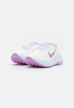 Nike Performance Renew Ride 3 - Neutral Running Shoes - White/Rush Fuchsia/Blue Tint/Vivid Purple -Deals Sport Girl Outfit Store 83c8a05d4b9f4058a81ff6f47151e96f