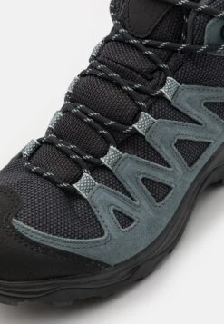 Salomon X Ward Mid Gtx- Hiking Shoes - India Ink/Black/Stormy Weather -Deals Sport Girl Outfit Store 8438748becab43d6929e5a8be695adc9