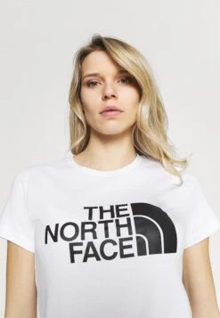 The North Face Easy Tee - Print T-Shirt - White -Deals Sport Girl Outfit Store 869db46967694e61b495f707d9e5655e
