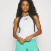 The North Face Crop Tank - Top - White/Asphalt Grey Dark Heather -Deals Sport Girl Outfit Store 86fb3ac9bb5d4fab9b270284cb1009dc