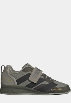 ADIDAS PERFORMANCE Unisex Adipower Weightlifting 3 - Training Shoe - Silver Pebble Core Black Olive Strata -Deals Sport Girl Outfit Store 8892a2bd2f5f402a9429c9c4bd227bc1