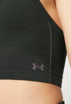 Under Armour Rush Seamless Tank - Medium Support Sports Bra - Black/Pitch Gray 13 Under Armour Rush Seamless Tank - Medium Support Sports Bra - Black/Pitch Gray -Deals Sport Girl Outfit Store 8adb07700bb943f7905750f78ba3b5d6