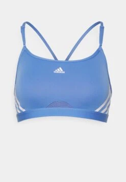 ADIDAS PERFORMANCE Aer Ls S - Light Support Sports Bra - Blue Fusion/White -Deals Sport Girl Outfit Store 8b5bc9cc07d149da919609cef473031a