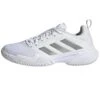 ADIDAS PERFORMANCE Barricade- Clay Court Tennis Shoes - Cloud White Silver Metallic Grey One -Deals Sport Girl Outfit Store 8ccd8550f8344e6bbd6623427b6236f3