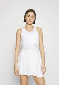 Play Hard Dress - Sports Dress - White Leopard