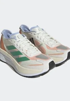 ADIDAS PERFORMANCE Adizero Boston 11 W - Competition Running Shoes - White Tint Court Green Coral Fusion -Deals Sport Girl Outfit Store 8d5ba5df8bdb41fc9b197e5ad6803d82