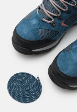 Hi-Tec Storm Wp Womens - Hiking Shoes - Blue/Light Blue/Coral -Deals Sport Girl Outfit Store 8f1d21b989944102974e1ab06c7c45b8