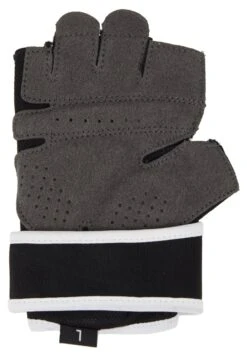 Nike Performance Gym Premium Fitness Gloves - Fingerless Gloves - Black/White -Deals Sport Girl Outfit Store 965b17131f3c4c2cb13b4e5368571354