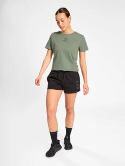 Hummel Active Bee Co Ss - Basic T-Shirt - Sea Spray -Deals Sport Girl Outfit Store 9896a982954247048ce7272db96cd5d4