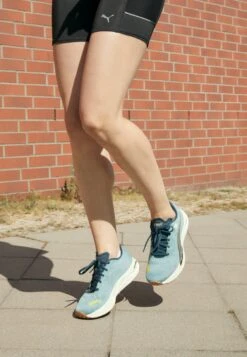 Puma Velocity Nitro 2 Fmile - Neutral Running Shoes - Adriatic/Dark Night/Fresh Pear -Deals Sport Girl Outfit Store 992129f6ac00474898016d48b2e20309