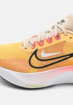 Nike Performance Zoom Fly 5 - Neutral Running Shoes - Topaz Gold/Black/Sea Coral/White/Sanddrift/Bright Cactus -Deals Sport Girl Outfit Store 99446bf3acfd40e386df7d5c2ff20112