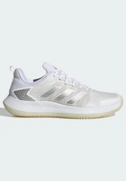 ADIDAS PERFORMANCE Defiant Speed W Clay - Clay Court Tennis Shoes - Ftwr White/Silver Met./Grey One -Deals Sport Girl Outfit Store a03cdd92a9bb4f47a34109c6799d730c