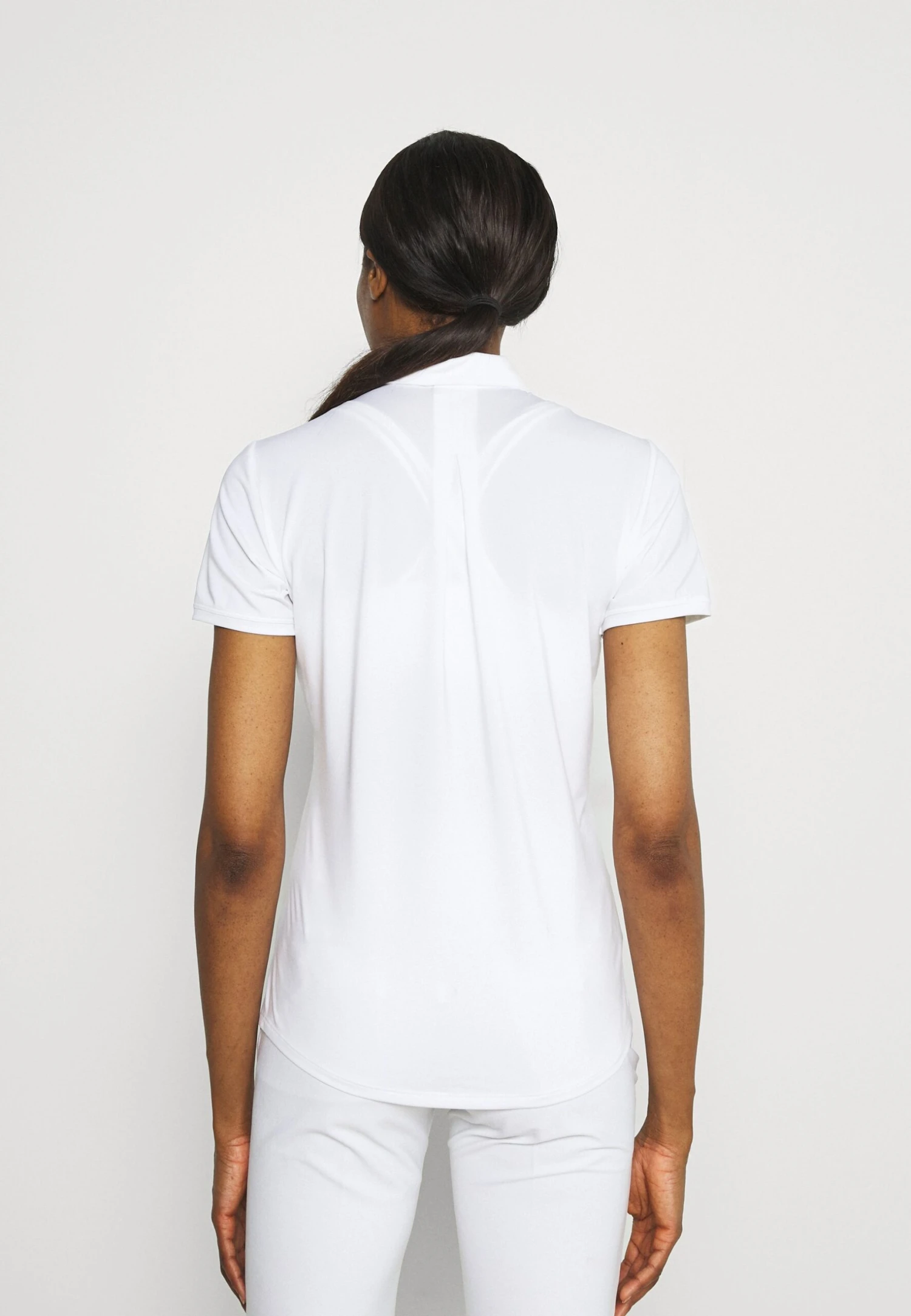 Adidas Golf Ultimate Solid Short Sleeve - Polo Shirt - White 5 Adidas Golf Ultimate Solid Short Sleeve - Polo Shirt - White - Image 3