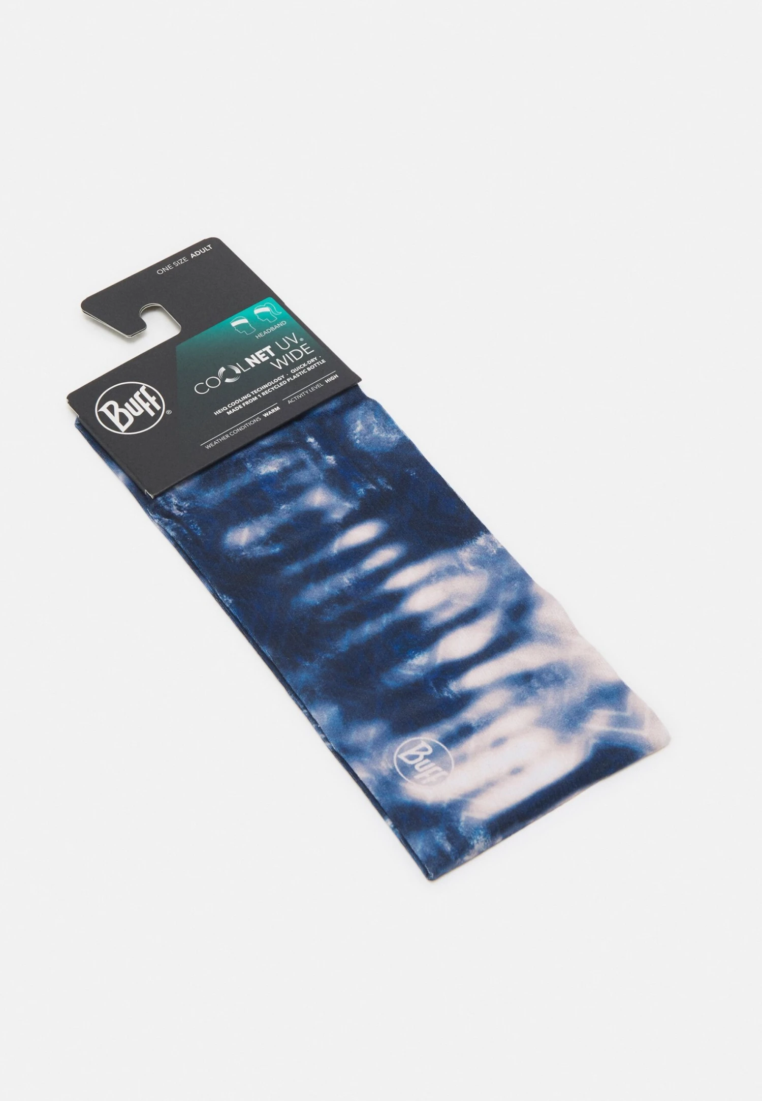 Buff Coolnet Uv® Wide Headband Unisex - Ear Warmers - Deri Blue 5 Buff Coolnet Uv® Wide Headband Unisex - Ear Warmers - Deri Blue - Image 3