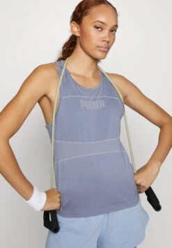 Puma Seamless Tank - Top - Filtered Ash/Spring Lavender -Deals Sport Girl Outfit Store a67adb09a34c405f8f6b2922e9878b1d