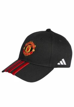ADIDAS PERFORMANCE Manchester United Home Baseball- Cap - Black Real Red