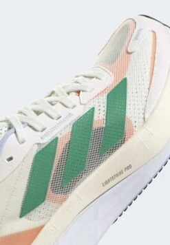 ADIDAS PERFORMANCE Adizero Boston 11 W - Competition Running Shoes - White Tint Court Green Coral Fusion -Deals Sport Girl Outfit Store a8cdc38572e748a783916f39059f9450