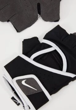 Nike Performance Gym Premium Fitness Gloves - Fingerless Gloves - Black/White -Deals Sport Girl Outfit Store a9ad7c0e5acf4cda820084113019fa3f