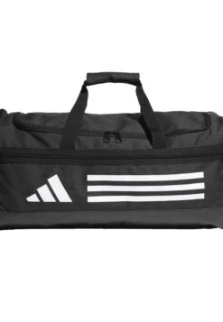ADIDAS PERFORMANCE Essentials Training Duffel Small - Sports Bag - Black /White -Deals Sport Girl Outfit Store ab0fba5ae53e4a6d9adb719384630c72