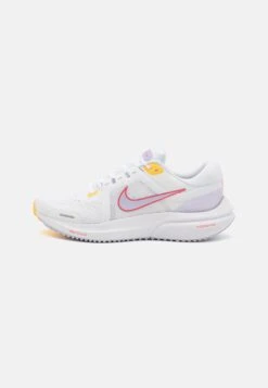 Nike Performance Air Zoom Vomero 16 - Neutral Running Shoes - White/Oxygen Purple/Sea Coral/Topaz Gold