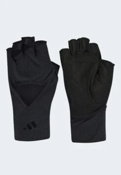 ADIDAS PERFORMANCE Training - Fingerless Gloves - Black -Deals Sport Girl Outfit Store adc5afb02a104f97b32b754f98458986