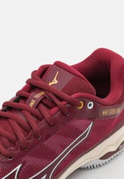 Mizuno Wave Exceed Light - Clay Court Tennis Shoes - Cabernet/White/Papyrus -Deals Sport Girl Outfit Store ae0bb378716a43399c09d5f371824a3e