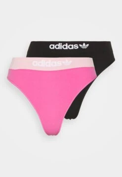 Adidas Originals Thong 2 Pack - Thong - Anthrazit/Pink -Deals Sport Girl Outfit Store b2a99e6ccf0b4dd1862301b7bfac35c5