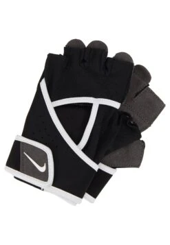 Nike Performance Gym Premium Fitness Gloves - Fingerless Gloves - Black/White -Deals Sport Girl Outfit Store b337656d05714ec98e62ad6fd634f3a0