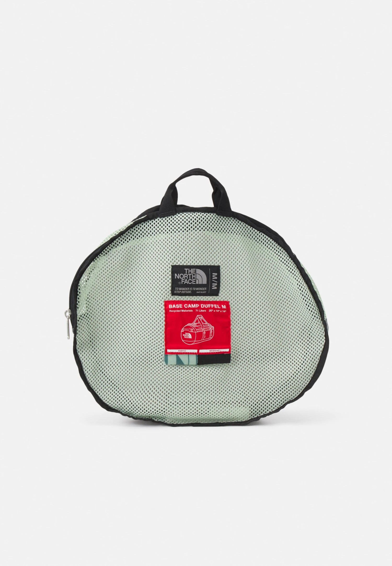 The North Face Base Camp Duffel M Unisex - Holdall - Misty Sage Irregular Geometry/Black 7 The North Face Base Camp Duffel M Unisex - Holdall - Misty Sage Irregular Geometry/Black - Image 5