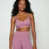 ADIDAS PERFORMANCE Yo Ess Ls - Light Support Sports Bra - Orchid -Deals Sport Girl Outfit Store b4440488e04a4c548cefe63d1de705be