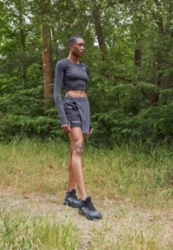 ADIDAS PERFORMANCE Terrex Ax4 Mid Gtx W - Hiking Shoes - Core Black/Grey Three/Mint Ton -Deals Sport Girl Outfit Store b6277aa26f994cbba21c43926166ca26