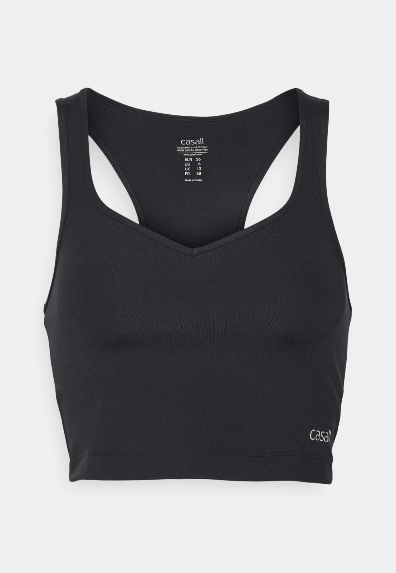 CASALL Heart Shape Sport - Top - Black 6 CASALL Heart Shape Sport - Top - Black - Image 4