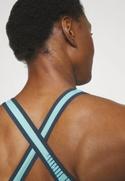 Dynafit Alpine Graphic Bra - Medium Support Sports Bra - Marine Blue -Deals Sport Girl Outfit Store bb6f161f4fe44a90a3ca226d4e7e2cb7