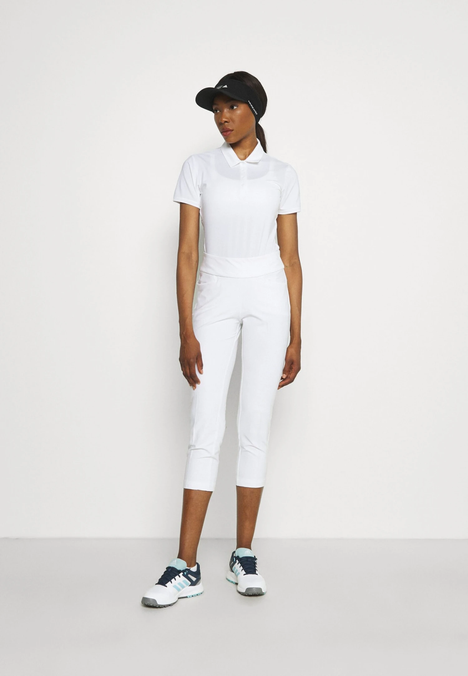 Adidas Golf Ultimate Solid Short Sleeve - Polo Shirt - White 4 Adidas Golf Ultimate Solid Short Sleeve - Polo Shirt - White - Image 2