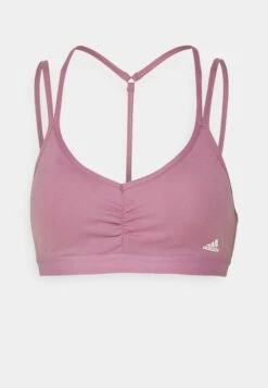 ADIDAS PERFORMANCE Yo Ess Ls - Light Support Sports Bra - Orchid -Deals Sport Girl Outfit Store c137682f9eef44019b995dabcd3d6ca7